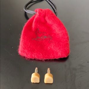 Christian Louboutin Red Pouch & Heel Tips